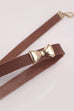 CLASSIC BOW FAUX LEATHER CHOKER NECKLACE | 31N24061