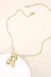 STAINLESS STEEL BALLOON BUBBLE INITITAL NECKLACE | 40NK316