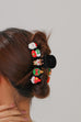 JUMBO CHRISTMAS HOLIDAY HAIR CLAW CLIPS | 40H802