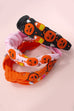 HOLLOWEEN CANDY CORN BEADED HEADBAND HAIR BAND | 90HB5262