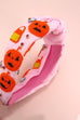 HOLLOWEEN CANDY CORN BEADED HEADBAND HAIR BAND | 90HB5262