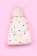 SEQUIN FAUX FUR POM POM BEANIE HAT | 40BN910