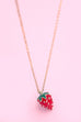 STRAWBERRY EPOXY PENDANT NECKLACE | 80N822