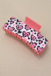 VALENTINE'S GIFT RECTANGLE HEART HAIR CLAW CLIPS | 40H812