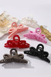 XTRA LARGE MATTE BOW HAIR CLIP CLAW | 40H813