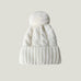 CLASSIC CABLE KNOT POM POM BEANIES HAT | 40BN912