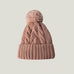 CLASSIC CABLE KNOT POM POM BEANIES HAT | 40BN912