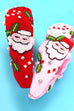 SANTA CLAUS CHRISTMAS HOLIDAY SEED BEAD HEADBAND | 91H5241