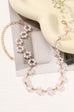 CLASSIC FLOWER PEARL CHOKER NECKLACE | 40NK325