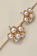 CLUSTER PEARL FLOWER STUD EARRINGS | 31E24800