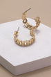 CLASSIC CHAIN CUTOUT HOOP EARRINGS | 31E24807