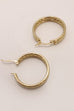 18K STAINLESS STEEL WATERPROOF TARNISH FREE HOOPS | 40E318