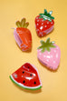 FRUIT STRAWBERRY WATERMELON CARROT HAIR CLAW CLIPS | 40H820