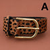 Faux Leather Leopard Belt | 40BT665