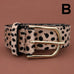 Faux Leather Leopard Belt | 40BT665