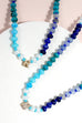 MINI INITIAL MULTI COLOR  BEADED NECKLACE | 80N901