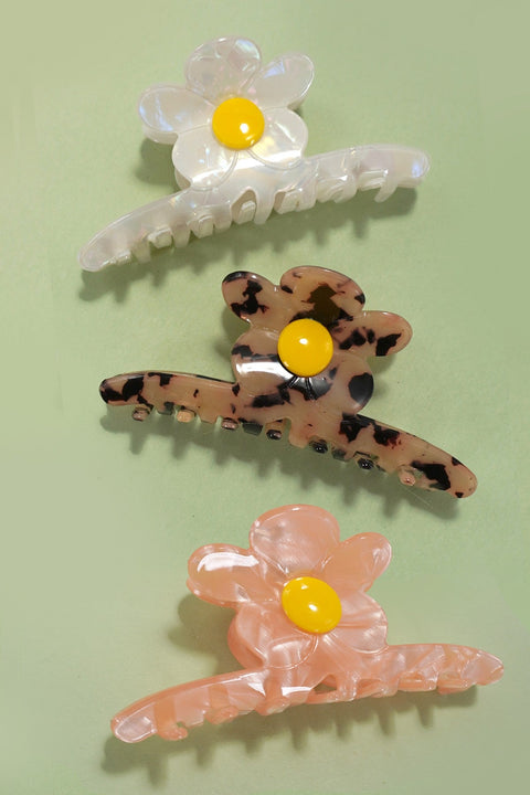 JUMBO FLOWER HAIR CLAW CLIPS | 40H823