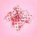 Postal Stamp Lobster Flower Silk Finish Scarf | 40SC731