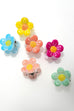 MINI FLOWER SET OF 6 HAIR CLAW CLIPS | 40H838