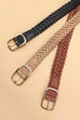 BRAIDED WOVEN FAUX LEATHER BELT | 40BT639