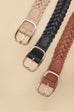 BRAIDED WOVEN FAUX LEATHER BELT | 40BT639