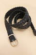 BRAIDED WOVEN FAUX LEATHER BELT | 40BT639