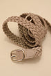 BRAIDED WOVEN FAUX LEATHER BELT | 40BT639