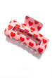 VALENTINE'S  DAY GIFT  HEART HAIR CLAW CLIPS | 40H840