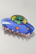 CUTE SPACE UFO ALIEN SPACESHIP HAIR CLAW CLIPS | 40H841