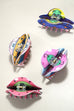 CUTE SPACE UFO ALIEN SPACESHIP HAIR CLAW CLIPS | 40H841