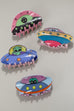 CUTE SPACE UFO ALIEN SPACESHIP HAIR CLAW CLIPS | 40H841