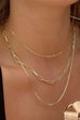 18K STAINLESS STEEL TARNISH FREE LAYERED NECKLACE | 40NK346