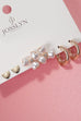 TRIO PEARL HEART HUGGIE HOOP EARRINGS SET OF 3 | 80E5426