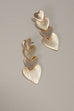 LAYERED HEART DROP EARRINGS | 31E40045