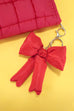 TRENDING PUFFY BOW RIBBON BAG CHARM KEYCHAIN | 40KC109