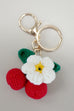 TRENDING KNITTED CHERRY BAG CHARM KEYCHAIN | 40KC113