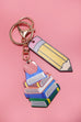 TRENDING SCHOOL BOOK PENCIL BAG CHARM KEYCHAIN | 40KC110