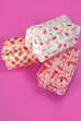 STRAWBERRY WESTERN BOW MAKEUP COSMETIC POUCH BAG | 40P544