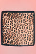 ANIMAL LEOPARD PRINT SILKY FEEL BANDANA SCARF | 40SC632