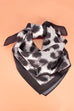 ANIMAL LEOPARD PRINT SILKY FEEL BANDANA SCARF | 40SC632