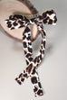 ANIMAL LEOPARD PRINT BOW HAIR PIN CLIPS | 40H862