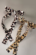 ANIMAL LEOPARD PRINT BOW HAIR PIN CLIPS | 40H862