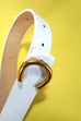 FAUX LEATHER GOLD HORSESHOE BELTS | 40BT642