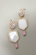 PICKLEBALL PEARL RACKET DROP EARRINGS | 40E323