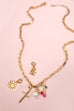 CHARM-18K REAL GOLD DIPPED WITH SPRING RING CLASP | 80CM1100