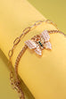 PEARL BUTTERFLY CHARM BRACELET | 31B24058