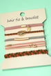 BOHO DUAL FUNCTION KNOT BRACELET HAIR TIES | 40BH104