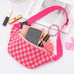 CHECKERED FANNY BAG WAIST CROSSBODY SLING BAG | 40P545