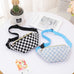 CHECKERED FANNY BAG WAIST CROSSBODY SLING BAG | 40P545