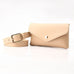 FAUX LEATHER SLIM ENVELOPE POUCH WAIST BELT BAG | 40BT646